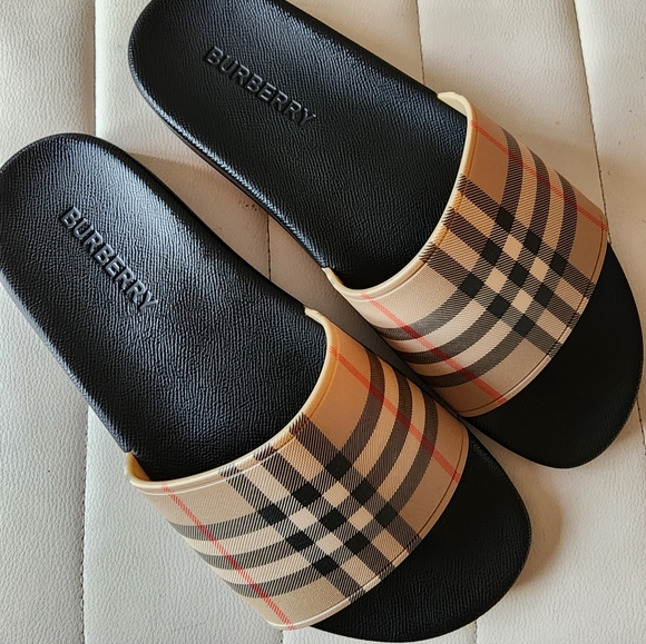 NEW AUTHENTIC MEN'S BURBERRY SANDALS SIZE 10 - Picture 16 of 16